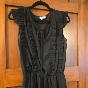 Pretty Good - Black Sheer Peplum sz M